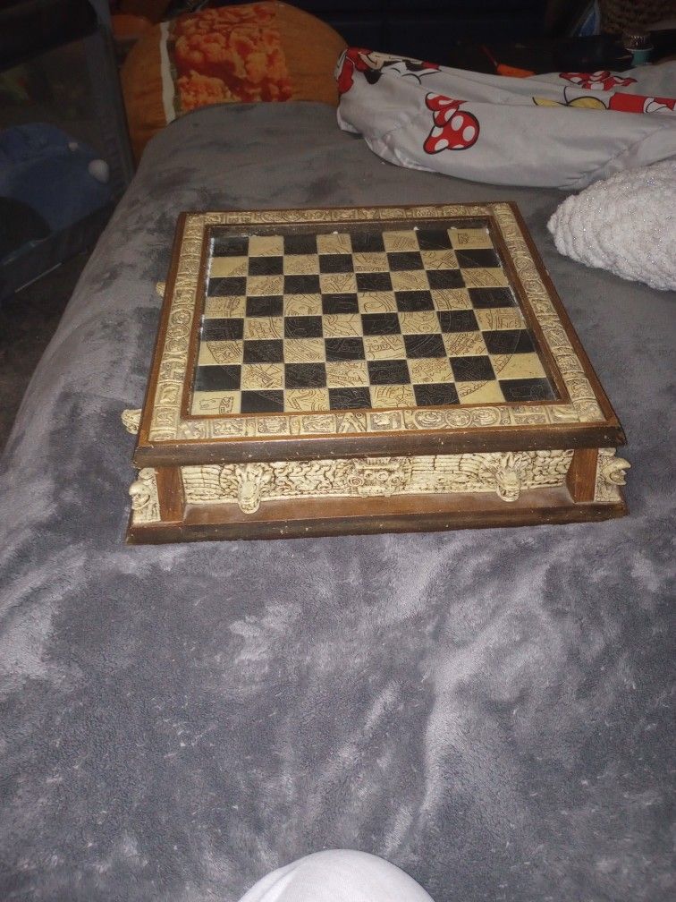 Mayan Calendar Chess Board (NO CHESS PIECES)