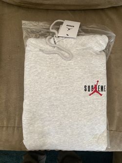 Supreme X Jordan Hoodie Hooded Sweatshirt Large NWT
