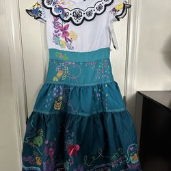 Disney  Encanto  Maribel  Costume  Party  Decor  Halloween  Size 8-10  Dress only  