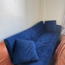 Velvet Convertible Futon Couch/Sofa Bed
