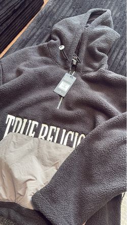 Fleece half zip hoodie ( True Religion) xl