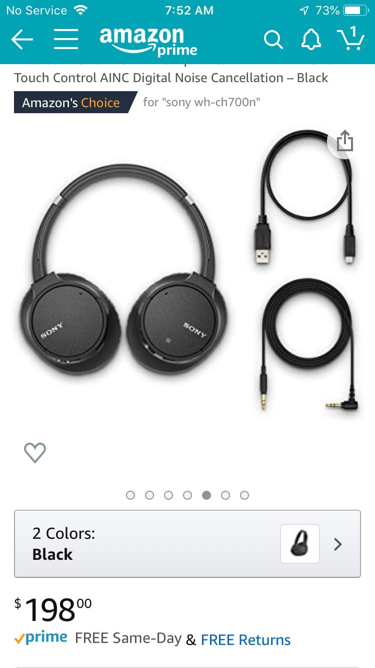 Sony wireless headphones ch700n