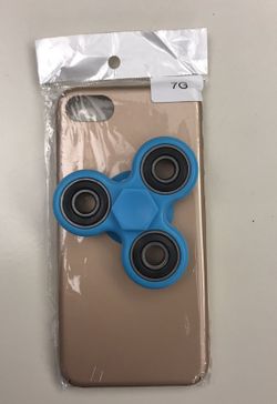 7 iPhone case with metal spinners