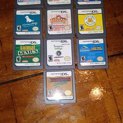Nintendo Ds Games $60 For All