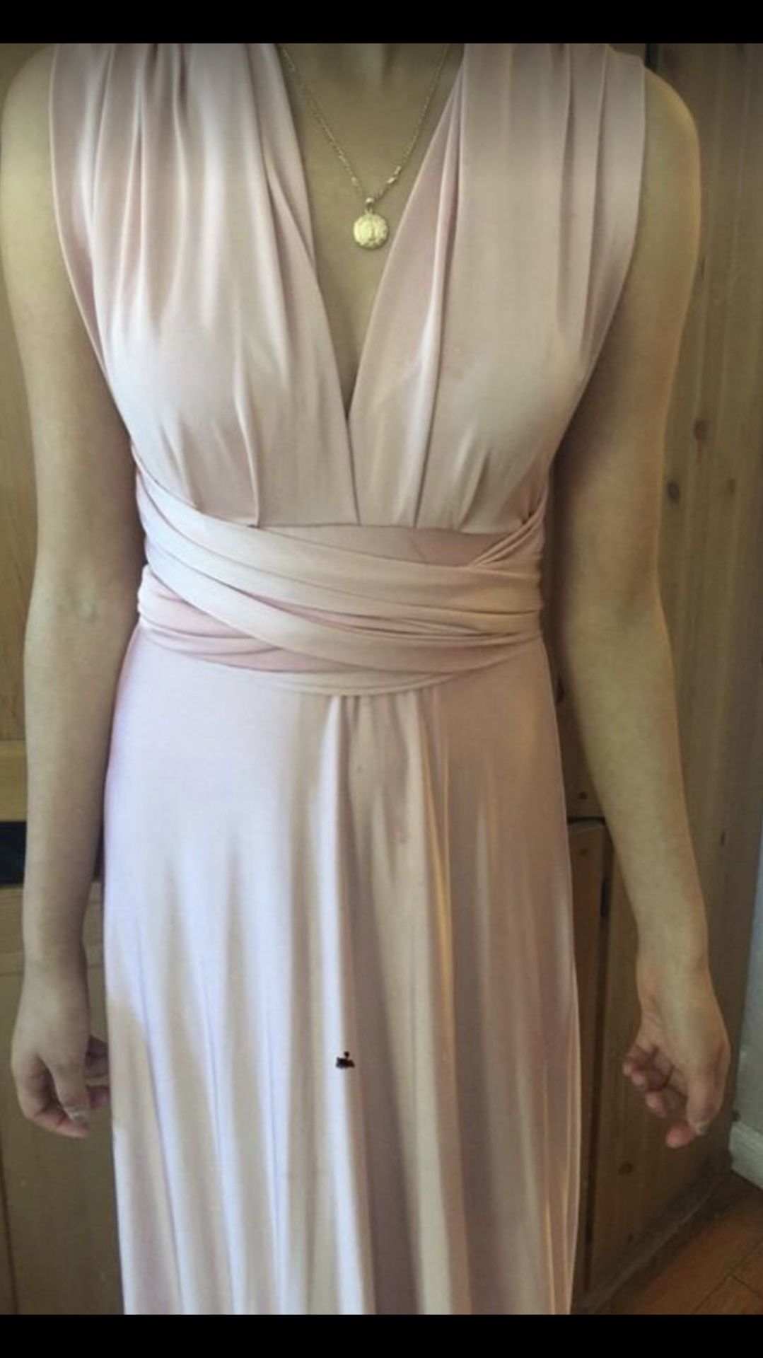 Size S Blush Dress Used Once Paid $129 Asking $50