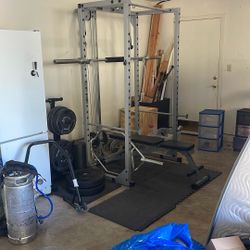 Whole Set Of Weight With Bench