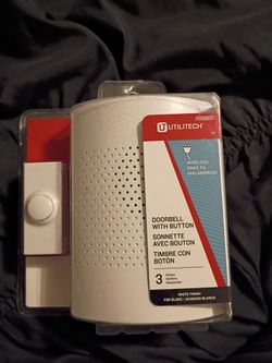 Door bell with button