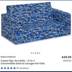 Cozee Flip Out Sofa/ Toys/ Kids/ Furniture/ Toddler/ Sofa/ New