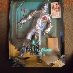 Classic! Wizard of Oz Barbie Doll Ken Tin Man 1995 Collector Edition Vintage