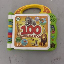 Leapfrog Interactive 100 Animals Book Awesome Condition
