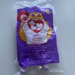 TY Happy Tremor Beanie Babies McDonalds Toy