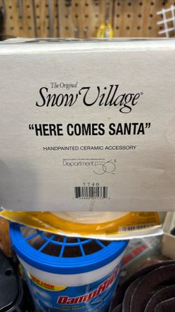 Dept 56. Here Comes Santa Claus.