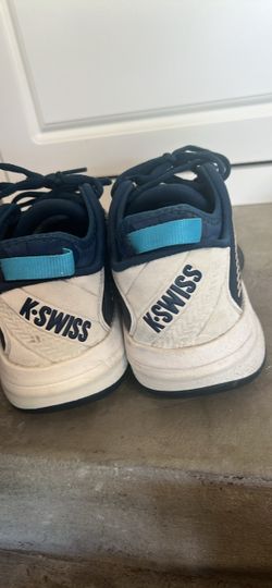 K-Swiss Sneakers White Navy Blue size 10