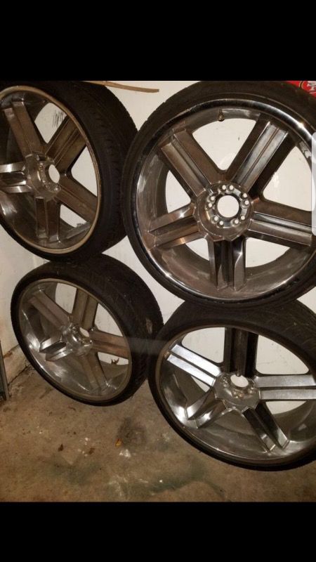 Rims 24 and tires