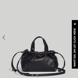 Pizza bag madewell leather mini tote