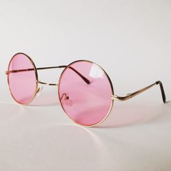 Aesthetics Sunglasses Pink Gold