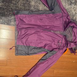 Girl Scouts Water Resistant Jacket With Hood- NEW  Size Small
