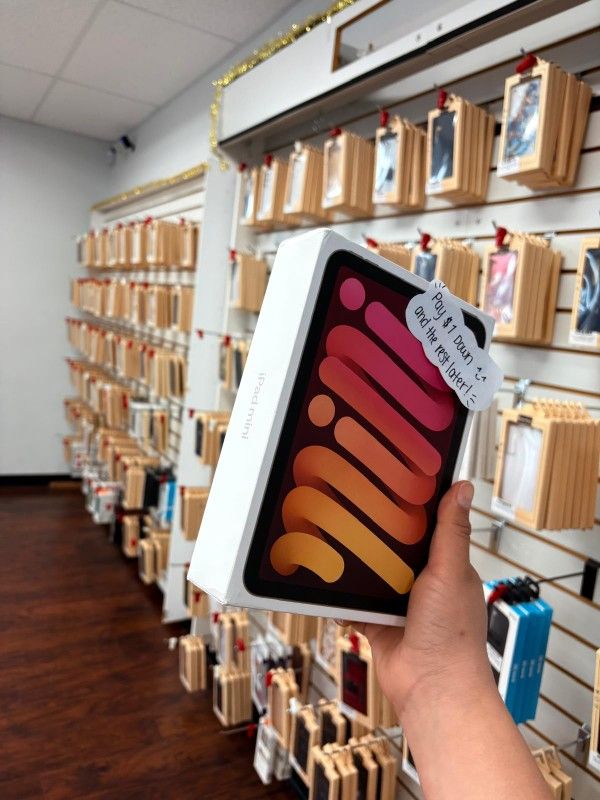 Apple IPad Mini 7 Tablet New - Pay $1 To Take It Home Today and pay the rest later.