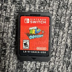 Mario Odyssey Nintendo Switch Game no case $40 firm