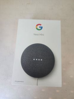 Google Nest Mini (2nd Generation) Smart Speaker - Charcoal