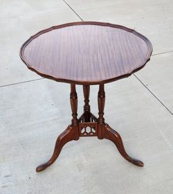 Vintage Wood Accent Side Table