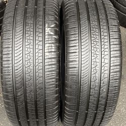 2 Llantas Usadas Pirelli Scorpion Zero 235/55/18 $140 El Par