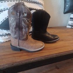 Cowboy Boots Brown And Black 