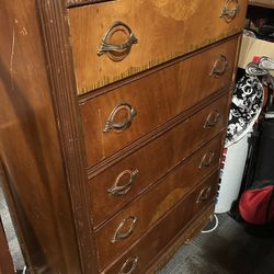 Matching Waterfall Dresser and Nightstand 