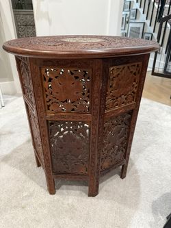 Indian Wooden Side Table