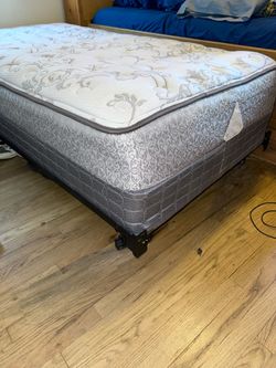 Twin Mattress, Box Spring, and Bed Frame