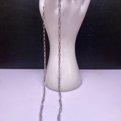 18k Paperclip Chain 