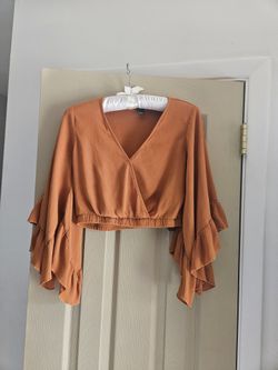 Burnt Orange Crop Top