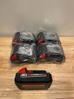 New Milwaukee Batteries M18 CP 2.0 $40 Each Cada Una