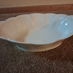 Vintage Oval Serving Bowl