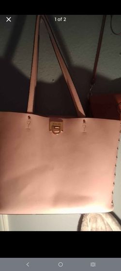 Michael Kors Pink Tote Bag with Studs
