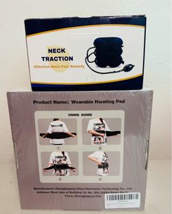 Neck Traction Device & Heating Waist Wrap NEW