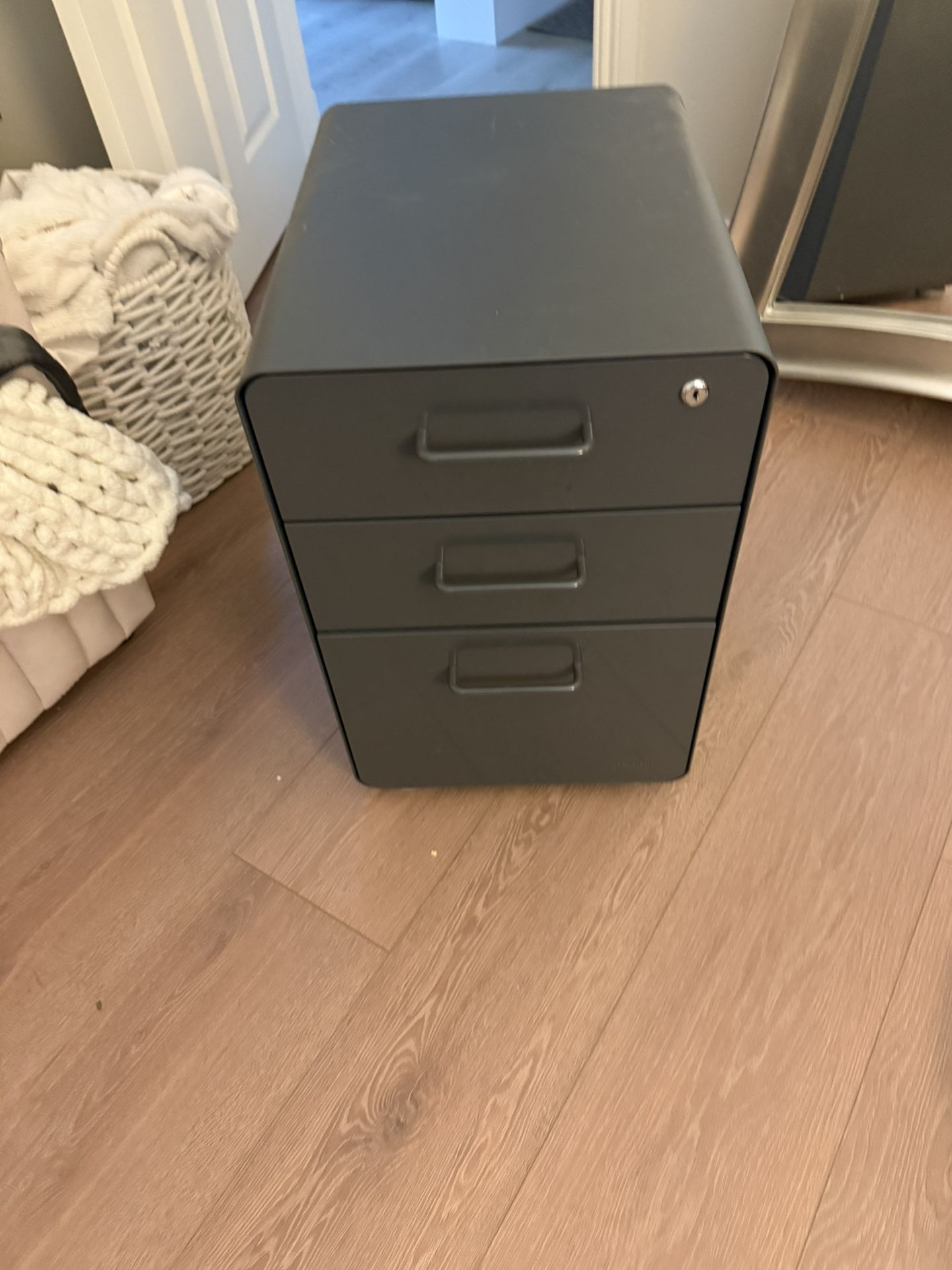 Poppin Stowe 3 Drawer File Cabinet