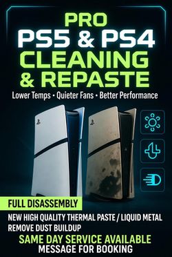 Ps5 and Ps4 Cleaning and repaste
