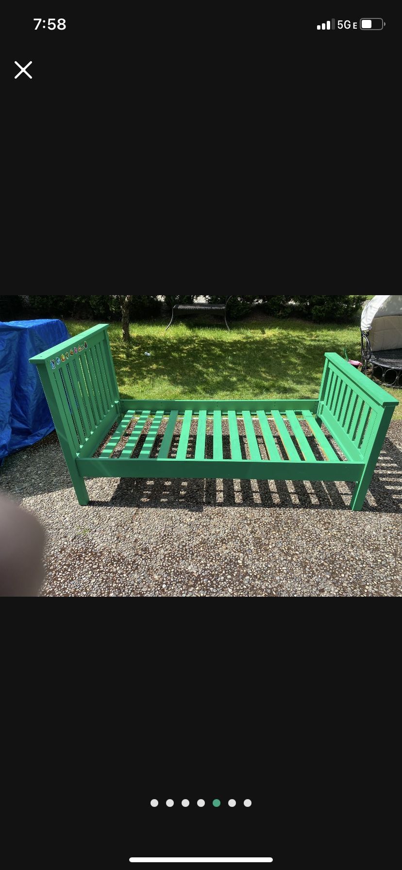 Wooden Bed Frame - Twin Size