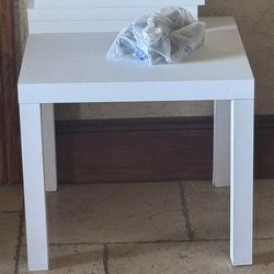 Shelves and table nightstand