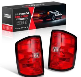 Tail Lights Assembly Fit Chevy Silverado 1(contact info removed) 2015 Chevrolet 2(contact info removed) HD 2500HD 3500HD Rear Br