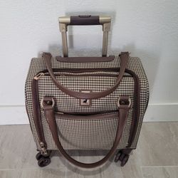 🔥 London Fog Travel Baggage Rolling Carry-On 16x9x16 TSA Approved 360° Spin Wheels Luggage Suitcase Lightweight Hardside