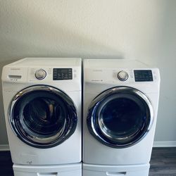 Matching Samsung VRT™️ Frontloader Washer and Dryer Set Available 