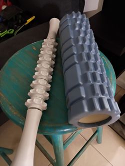 Foam Roller and Massage Stick Set