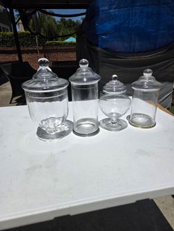 Glass jars