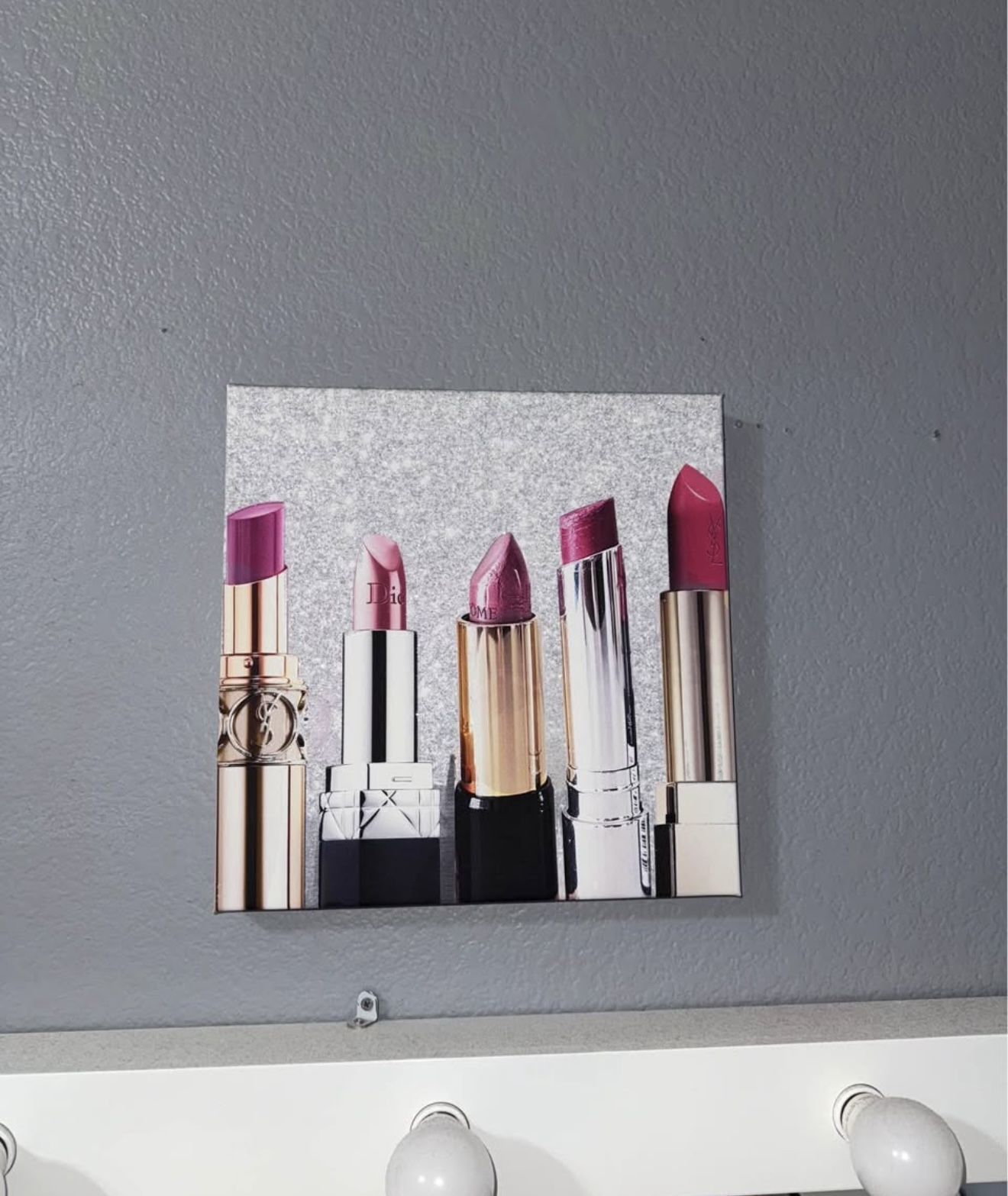 Designer Lipstick Picture Canvas