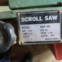 Grizzly Like New SCROLL SAW