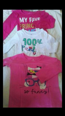 Brand new Girl's long sleeves shirts sz 4t