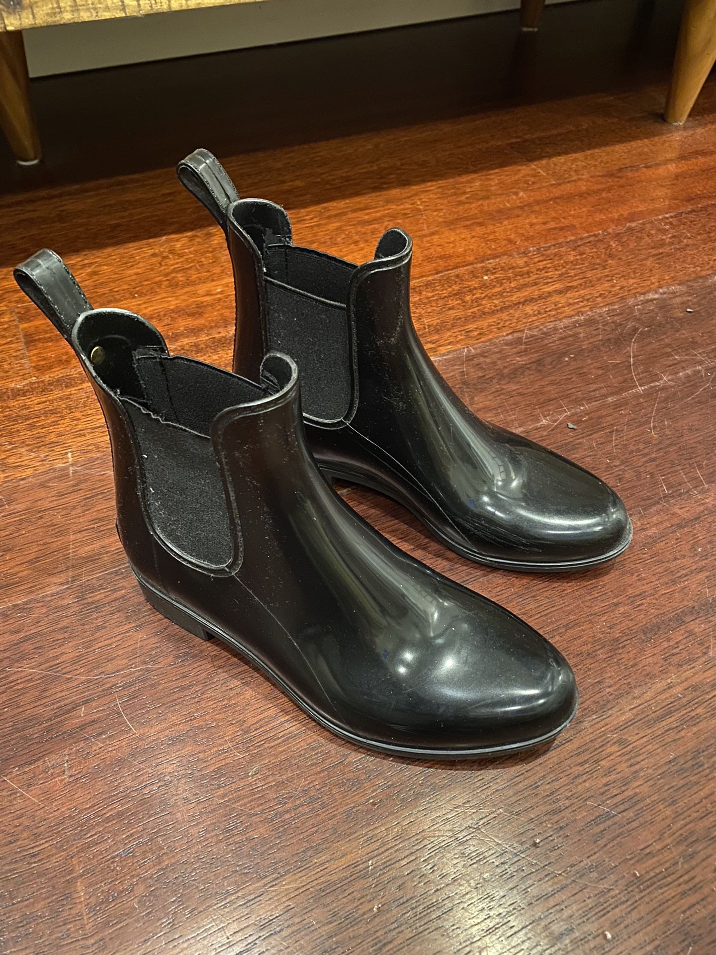 Nearly New Women’s Sam Edelman Sz 6 Black Rain Boots