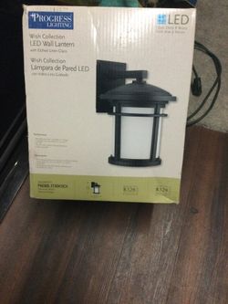 Led Wall Lantern/ Pick Up Only/ Firm Price